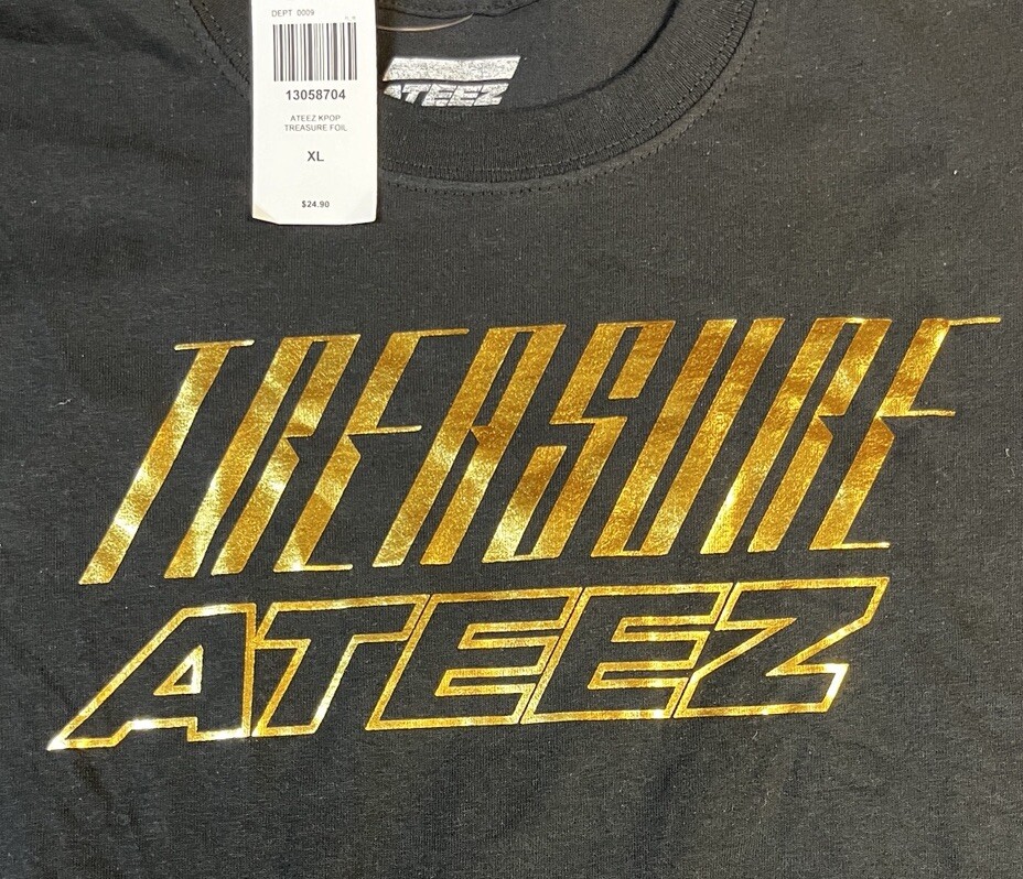 ATEEZ Treasure Gold Foil T- Shirt | Hot Topic | eBay