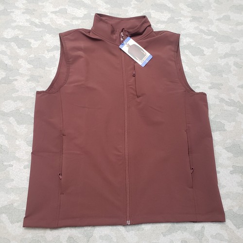 NWT 32 Degrees Vest Men's Large Red Full Zip Soft Shell - Picture 1 of 13