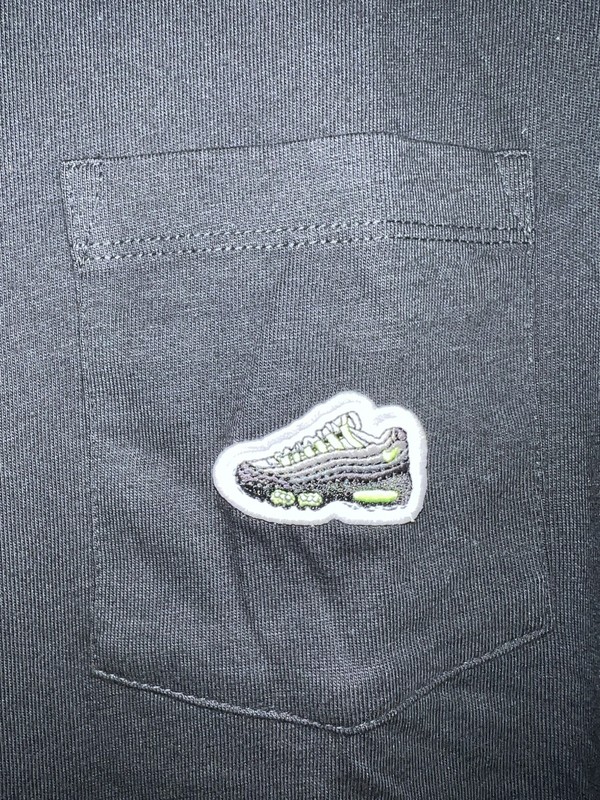 BNWT MENS NIKE SPORTSWEAR AIR MAX 95 BUBBLE POCKET BLACK SHIRT HJ0574-010 SZ XL