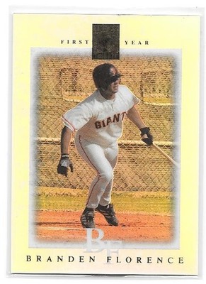 BRANDEN FLORENCE ROOKIE 2003 TOPPS TRIBUTE CONTEMPORARY REFRACTOR 94 SF GIANTS