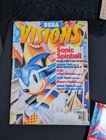 Vtg Lot Of 5 Sega Visions Magazines From 1991 Sonic Eternal Champions Genesis