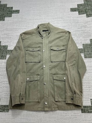 Rails Jacket Womens Large Green Cotton Canvas Parka