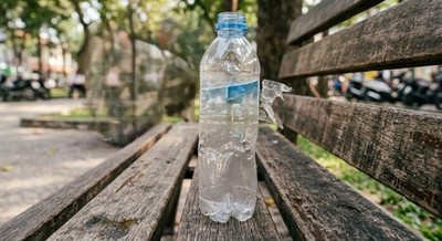 Used Plastic Water Bottle