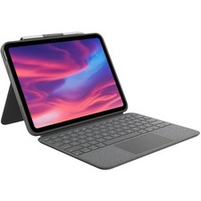 Logitech Combo Touch Detachable 10th Gen iPad Keyboard Case Oxford Gray
