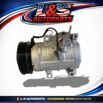 Remanufactured A/C Compressor – For 2017-2020 Toyota Sienna 3.5L (L&S Compressor Works, Silver)