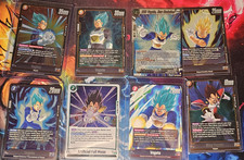 Dragon Ball Super Card Game Vegeta Lot 8 Cards English