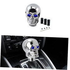 Skull Shifter Knob, Personalized Skull Shifter Head with Adjustable LED Blue
