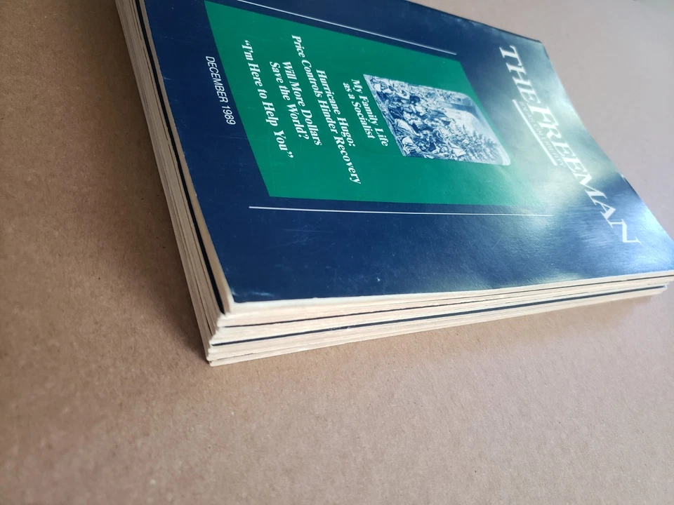 The Freeman: Ideas on Liberty - December 1989 - August 1990 - 9 Issue PB LOT - Image 3 of 4