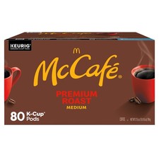 McCafe Premium Roast Coffee K-Cup Pods, Medium Roast, 80-count