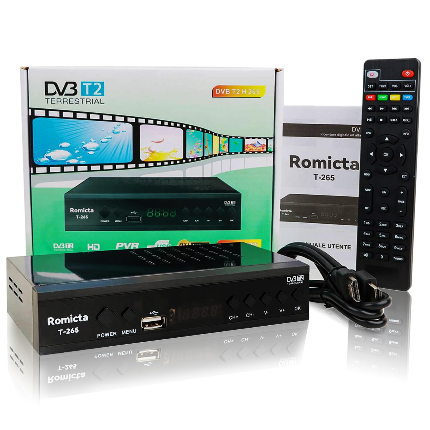 Decoder Economico DVB-T2 2025 - Risparmio Garantito Full HD 10Bit