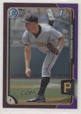 2015 Bowman Chrome Prospects Purple Refractor 121/250 Adrian Sampson #BCP20 mr0