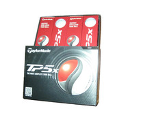 TAYLOR MADE TP5X GOLF BALLS 1 DOZEN BRAND NEW WHITE