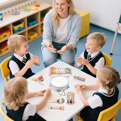 Toddler Musical Instruments, Kids Percussion Instruments Toy Toddlers Baby 8