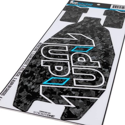 1UP Racing - Forged Carbon Look Chassis Skin - XRAY XB2 '26