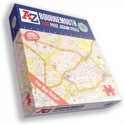AZ Map of Bournemouth 5056318133997