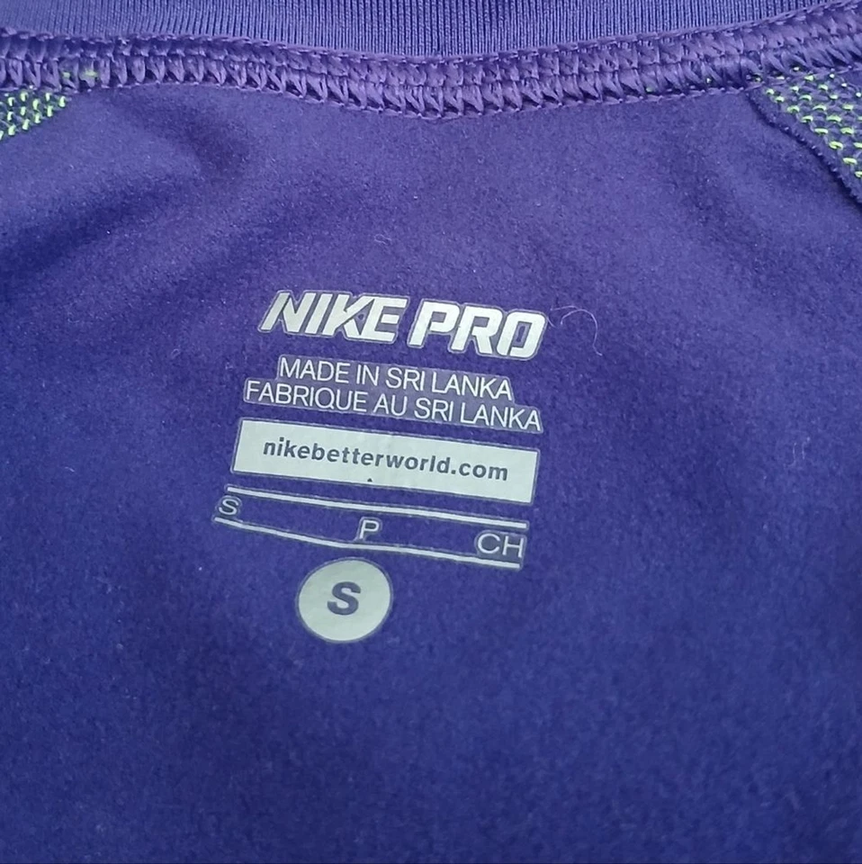 Pulôver feminino Nike Pro Dri Fit 1/2 zíper atlético manga longa pequeno - Imagem 4 de 4