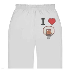 'I Love Basketball' Adult Sweatpants / Joggers (JO034152)