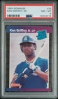 1989 Donruss #33 Ken Griffey Jr. (PSA 8)