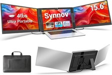 15.6" Portable Laptop Screen Extender, 1080P FHD Triple Monitor for 12"-17.3" La