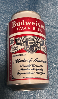 【当時物】 Budweiser 看板 St.Louis.USA 特大 91cm NEW Budweiser 2026 Heritage Series 1950s Label Retro Beer Can St
