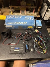 CompuStar CM3000 Car Alarm System w/ Wiring, Siren, – No Remote Untested