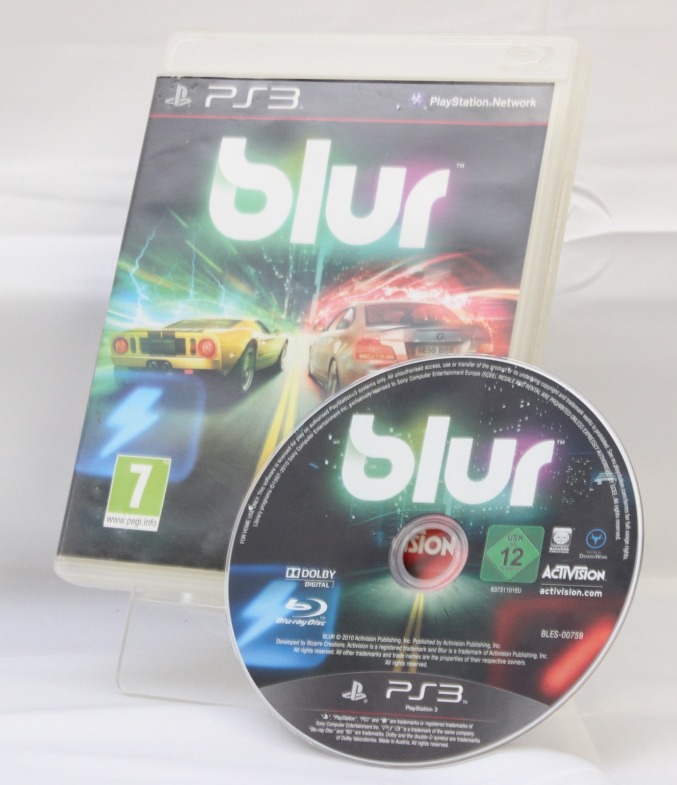 Blur Sony PlayStation 3 PS3 Video Game Pegi 7 (G)