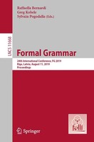 Raffaella Bernardi (U. A.) | Formal Grammar | Taschenbuch | Englisch (2019) | Ix