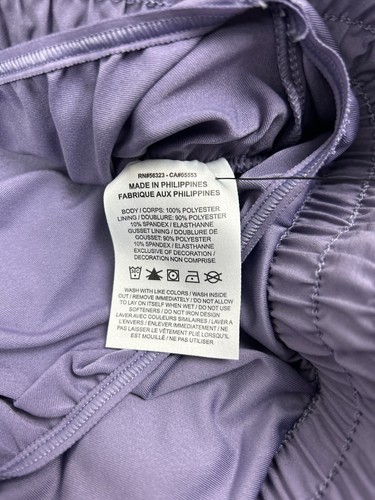 Nike One Womens Size XL Dri-FIT Mid-Rise 3" Brief-Lined Shorts DX6010-509 Purple - Picture 6 of 8