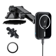 for MagSafe Car Mount Charger, 15W Fast Charging Magnetic Wireless Charging...