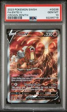 [PSA 10] Entei V GG36/GG70 SWSH: Crown Zenith: Galarian Gallery Holo on eBay