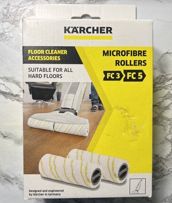 Kärcher FC Floor Cleaner Microfiber Multi-Surface Replacement Roller - 2-Pack