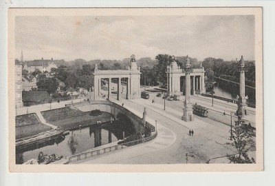 Postcard Berlin, Charlottenburg Bridge very old!!