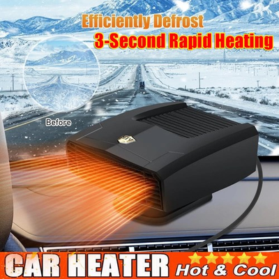 #ad #ad 1200W Heater Portable Heating Cooling Fan Defroster Demister for Car Truck 12V $22.99