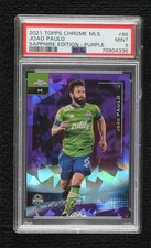 2021 Topps Chrome MLS Sapphire Edition Purple 2/10 Joao Paulo PSA 9 MINT 0vl1