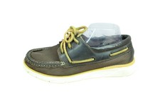LL Bean Kennebec Men's Brown Mesh Water Resistant 3-Eye Boat Shoes Size 9.5 M