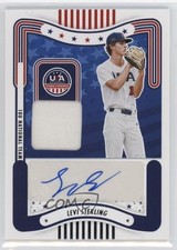 2024 Panini Stars and Stripes Materials Signatures Levi Sterling Auto 1k9t