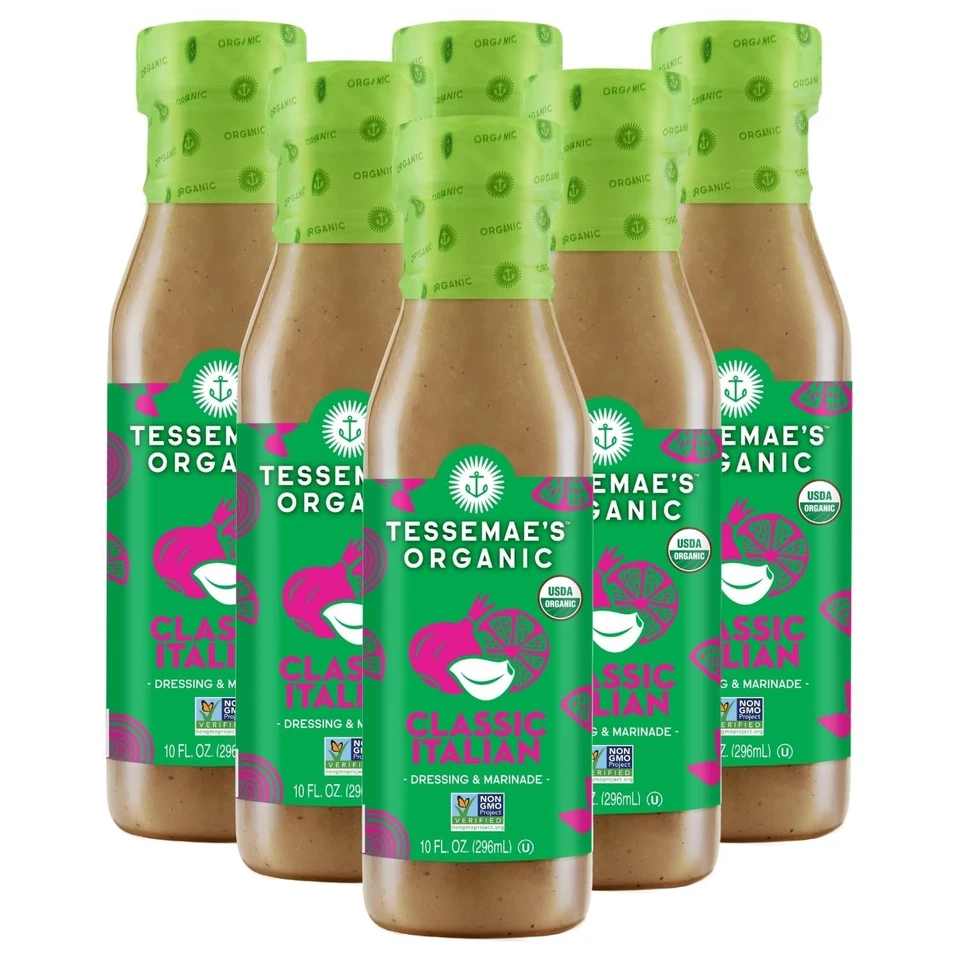6-Pack Classic Italian Vinaigrette by Tessemae's - Image 3 of 4