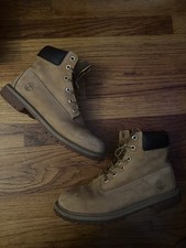 Timberland Mens Brown Leather Lace-Up Ankle W...