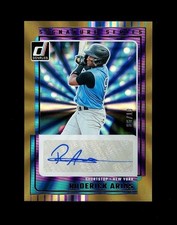 2025 Donruss SIGNATURE SERIES GOLD SSP RODERICK ARIAS AUTO /10! New York 