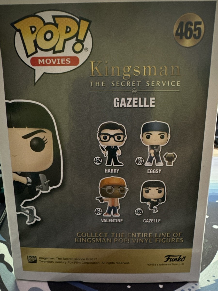 Funko Pop キングスマン Kingsman フィギュア ガゼル アメコミ Amazon.com: Funko POP Movies Kingsman Gazelle Action Figure
