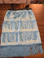 Handmade Flapper Dress Blue