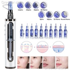 Mesotherapy Pen Nano Inject 9/12/24/36/42 Pins Cartridges Tips Skin Tightening