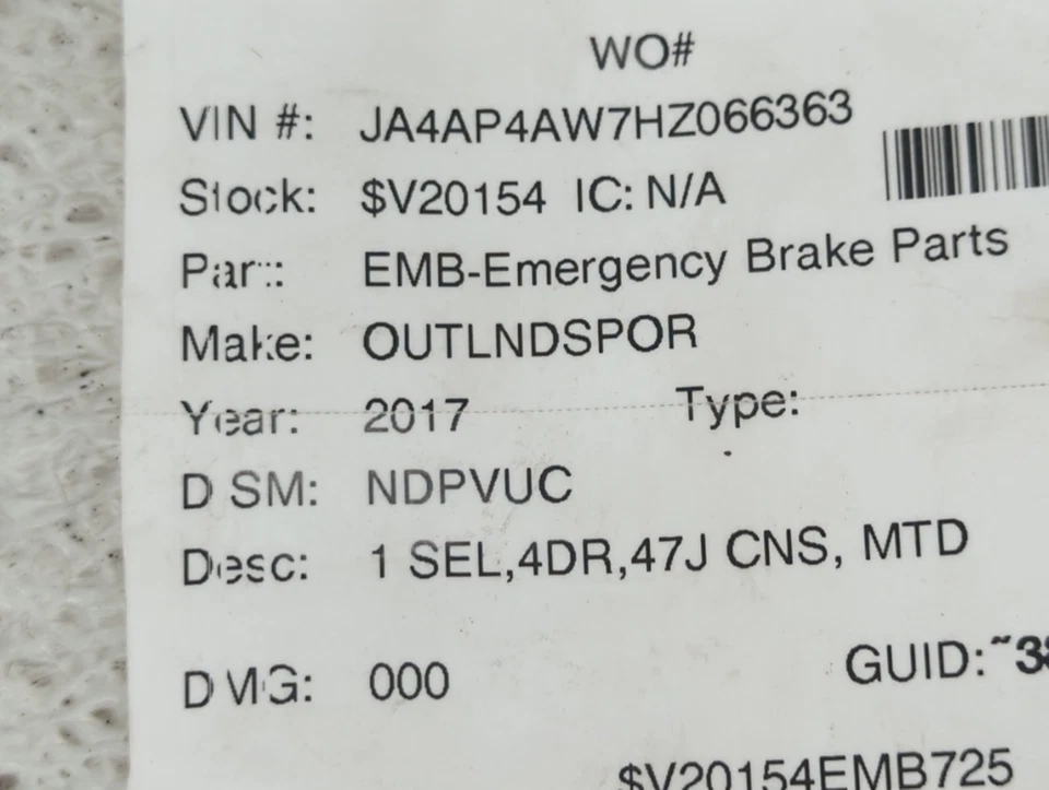 2011-2022 Mitsubishi Outlander Sport Spare Donut Tire Wheel Rim Oem PV7B3 - Image 3 of 4