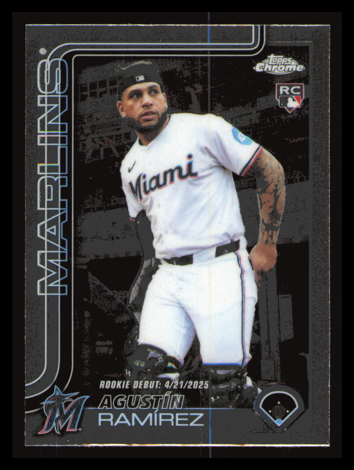 2025 Topps Chrome Update - Agustin Ramirez (RC) - Rookie Debut - #USC38 NM