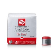 illy Coffee IperEspresso Capsules, Classico Medium Roast 18 Count Pack of 1
