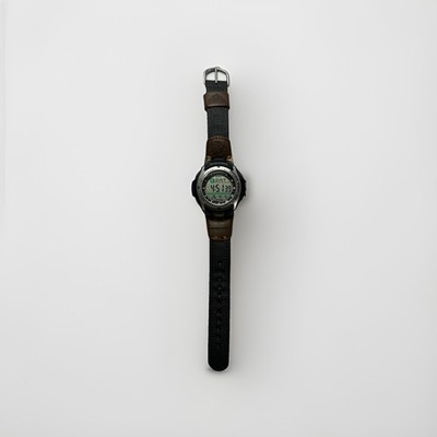 Casio Pathfinder PAS-400B Fishing Timer Watch Working New Battery 