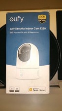 Eufy Security T8410X E220 Indoor Camera 2K Wi-Fi Plug-In Night Vision Pan  Tilt