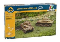 Carro Bewaffnete M13/40 Tank 1:72 Kunststoff Modell Kit Italeri