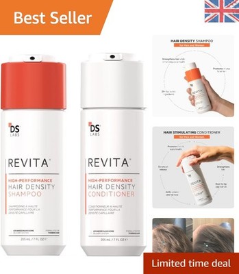 DS Labs Revita Shampoo & Conditioner Kit, 205 ml   Kopfhaut zuerst für Volumen