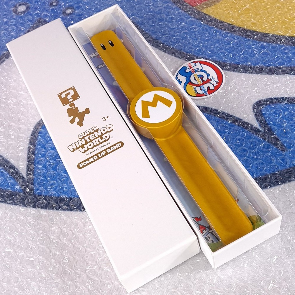 Super Nintendo World Power Up Band ゴールド Universal Studios Japan Super Nintendo World power up band gold